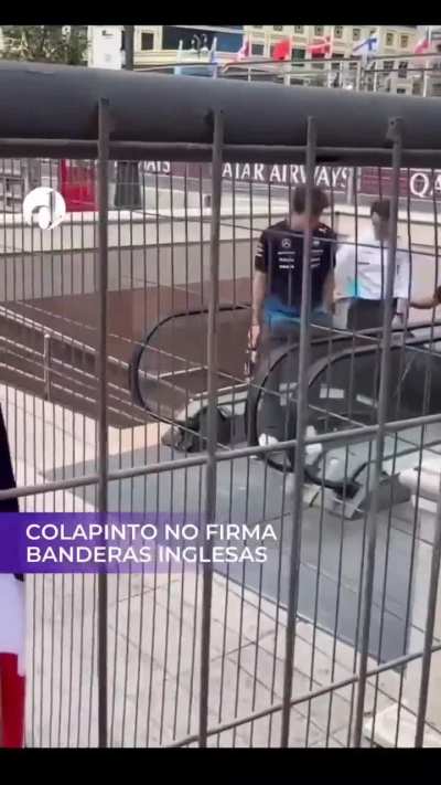 Colapinto se niega a firmar banderas inglesas 