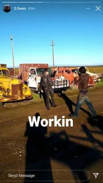 they filming another mv I think