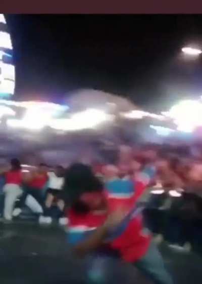 Dancing on a spinning ride