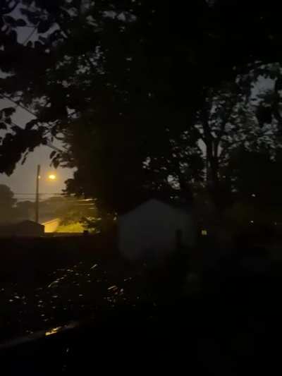 Had to capture the sound of tonight&rsquo;s perfect storm 🌧