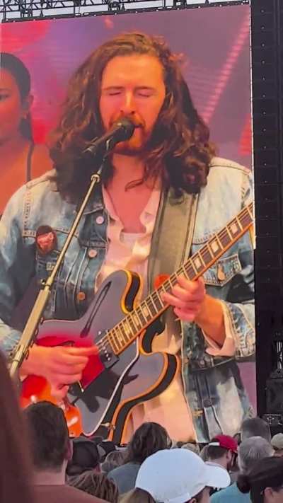Hozier singing Damage Gets Done at Bourbon &amp; Beyond
