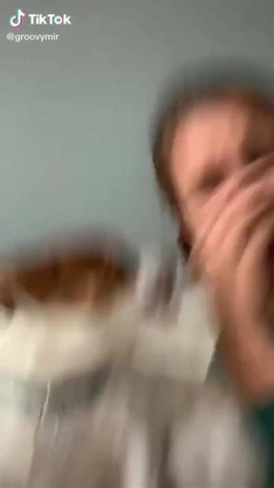 Dog hates sneezes