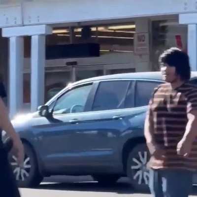 Kid Headbutts Lady at Food4Less Parking Lot
