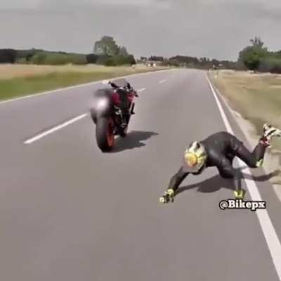 The bike is better of without him