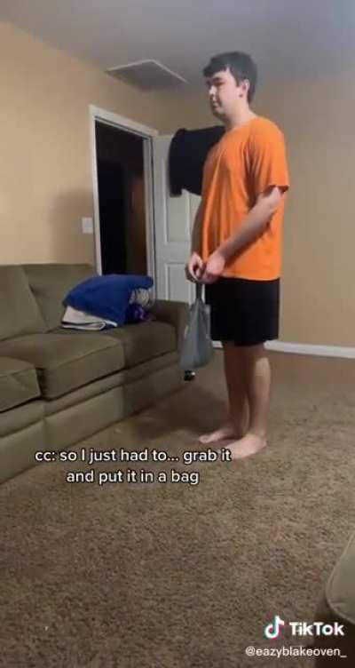 So there's turds in that bag?