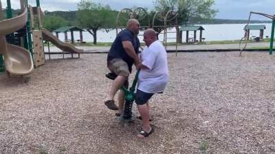 Big boy teeter totter