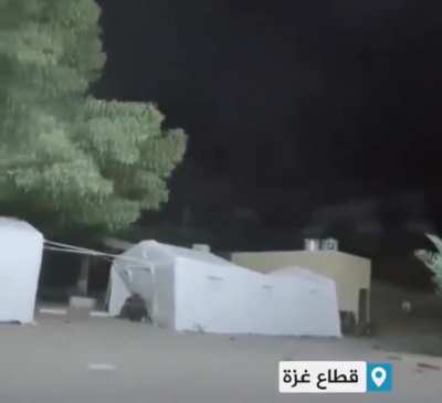 IAF heavy &ldquo;fire belt&rdquo; bombing in Khan Younis tonight.