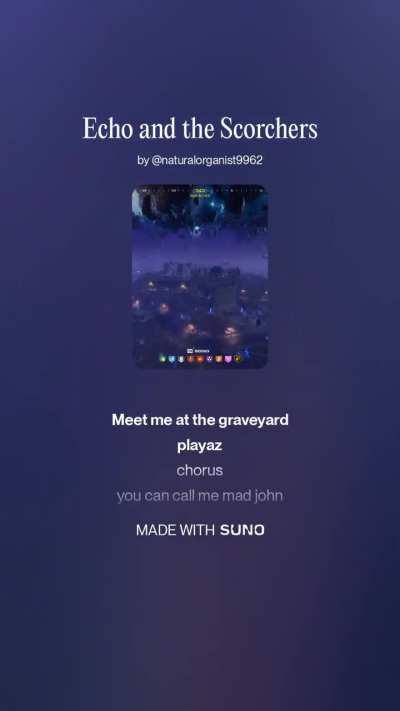 I wrote the lyrics and uploaded it to an ai-music maker bot. Than I wrote a prompt.               Oh SHAME! But the result is not bad!