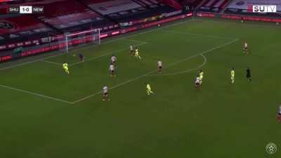 Last night Sheffield United almost scored this crazy own goal to throw away their first win of the season with less than 10 seconds of the game left to play