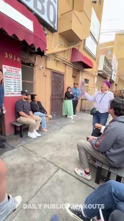 Racist lady gets arrested!