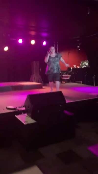 I know this is more embarrassing than funny but here&rsquo;s me showing off my moves at karaoke