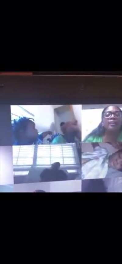 WCGW Walking in front of your son’s zoom meeting