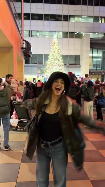 Christmas Tree Lighting via Tik Tok December 2025
