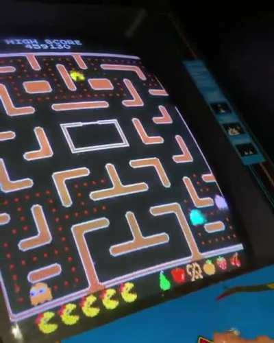 Playing Ms. Pac Man
