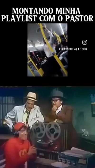 O rock &eacute; meu pastor e nada me faltar&aacute; 😂🔥🔥🔥
