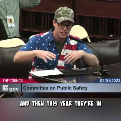 Trashing the NYPD at City Hall