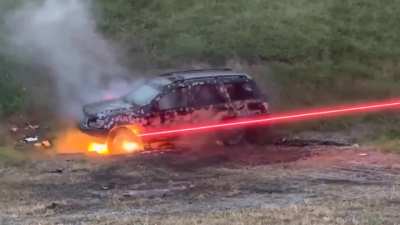 M134 Mini Gun vs. Jeep