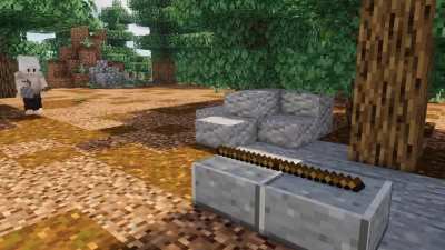 I used commandblocks to simulate realistic fishing in Minecraft