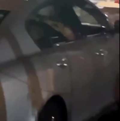 Handcuffed woman running from police gets clotheslined as a bystander says "you broke my business stupid bitch shut up!"