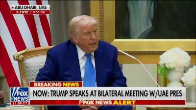Trump explains what groceries are UAE president: "We have a term 'groceries.' It's an old term, but it means basically what you're buying, food, it's a pretty accurate term, but it's an old-fashioned sound, but groceries are down."