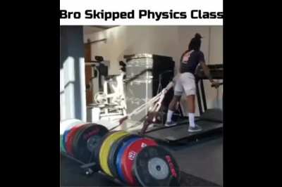 He feels strong