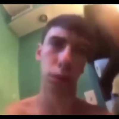 Jawsh after eating his 14th tub of ice cream