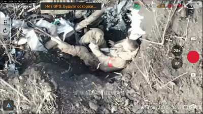 A group of Russians were surrounded & destroyed. The only survivor ended up eliminating himself.