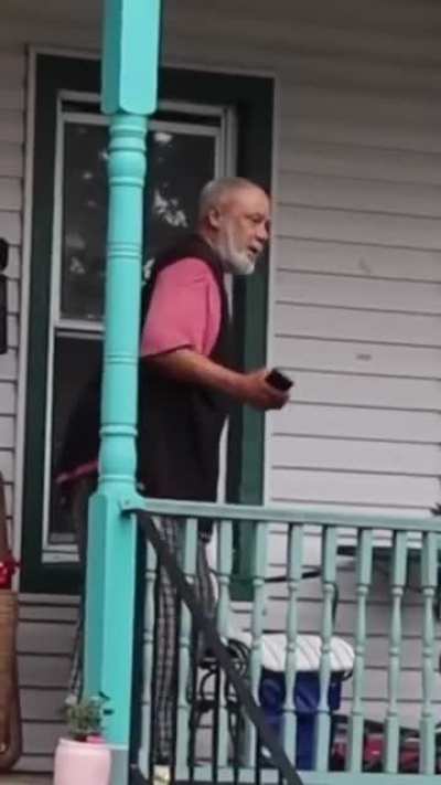 Guy puts trump signs in people&rsquo;s yards and gets confused when told no
