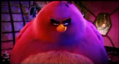 that angry bird scene but with an remix of kira's theme over It.