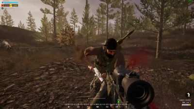 This is why I don't use scope once I've ranged the target while using the mortar.