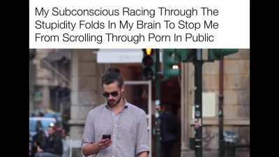 I&rsquo;m so stupid. Scrolling in public...