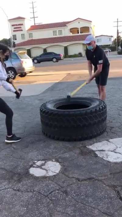 Swing that sledge!