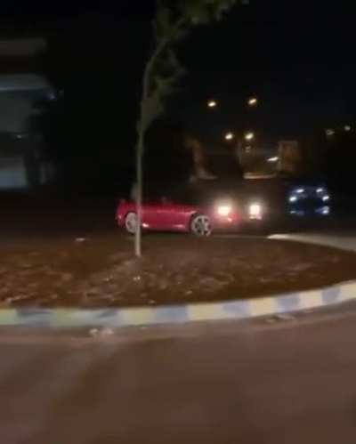 back with Red FD3s RX7 and 1JZ GTE Black RX7