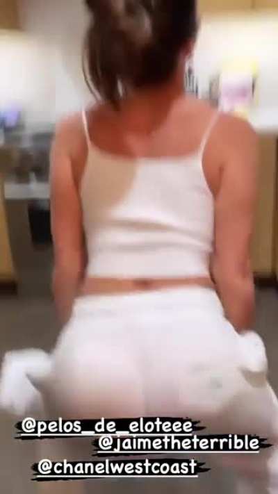 Twerking&hellip;you can see her thong