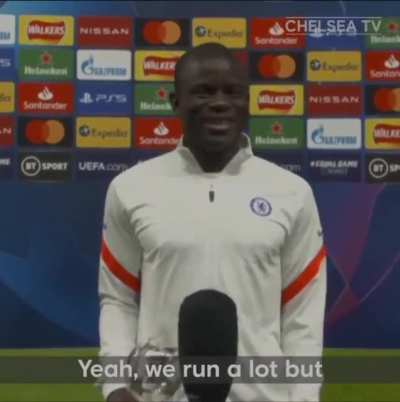 N'golo Kant&eacute; : "We run a lot, but it was worth it"