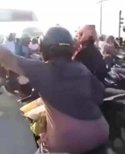 To hold up a barrier