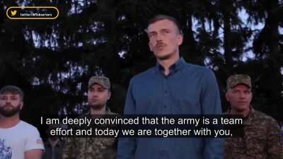 &acirc;We will continue the fight and we will certainly have our say in battle&acirc;- statement from Commander of "Azov&acirc; Denys Prokopenko after returning to Ukrainian soil.