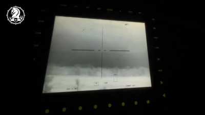 M2A2 "Bradley" crew shot down a Russian FPV drone with fire from a 25 mm cannon in avdiivka region 