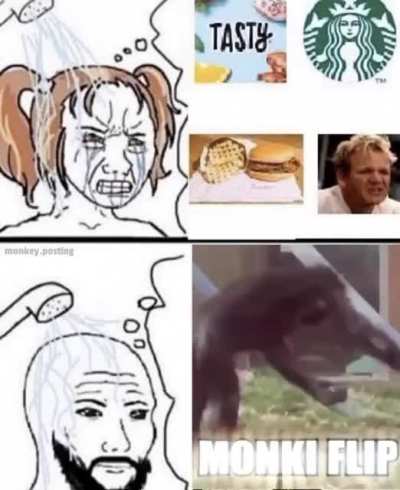 You know what I&rsquo;m done with the modern world and capitalism and communism this and that I just wanna monke flip
