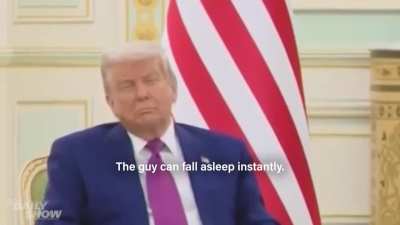 "How do you sleep in front of the media?"