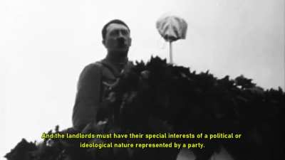 Adolf Hitler's Election Campaign speech at Eberswalde, Germany ( 1932 ) with English Subtitles