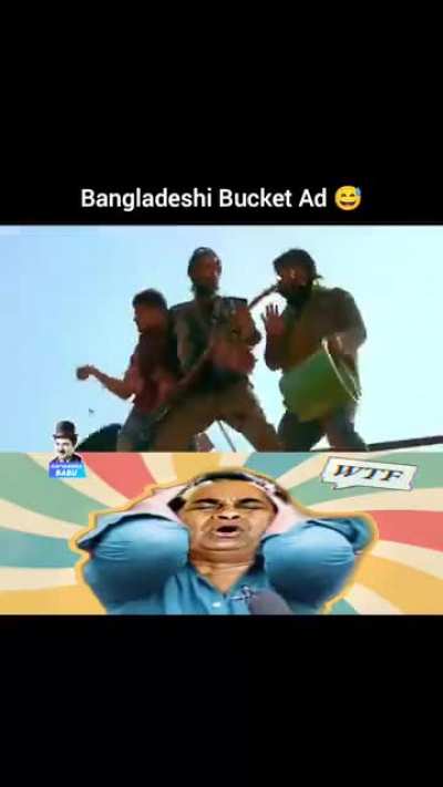 Bucket Ad inspired by Bollywood