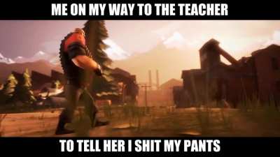 "Can I go to the bathroom?"