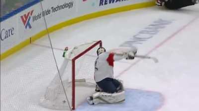 Assist by the ref's nuts