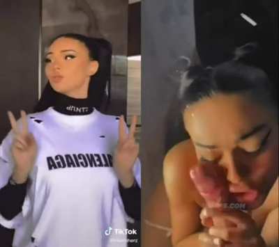 From Tiktok To Sucking Cock 😮 ( Full Vid In Comments)