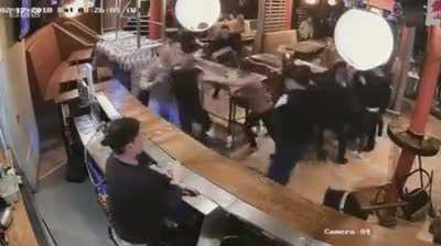 A normal day in UK on CCTV camera