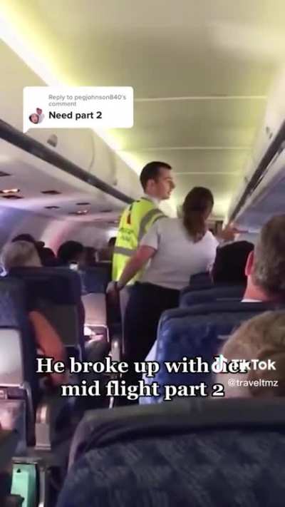 Woman screaming her lungs out mid air (part 2)