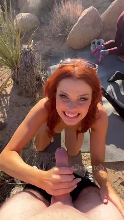 I sucked cock on a hike in front of all my friends