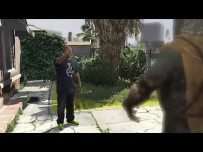 Whiterun Guard roasts Franklin