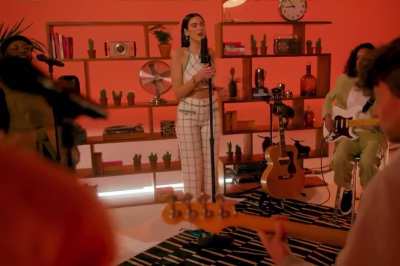 Tiny Desk Concert, performing &ldquo;Don&rsquo;t Start Now&rdquo; December 2020